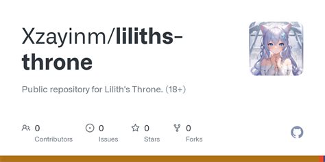 lilith's throne|Public repository for Lilith's Throne. (18+) .